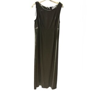 Karin Stevens Elegant Black Sleeveless Maxi Dress